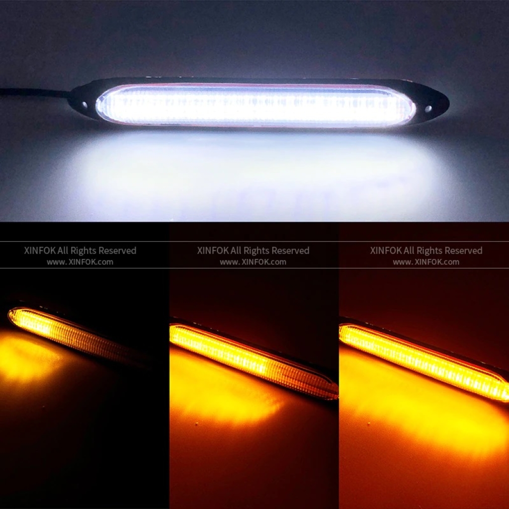 LED Дневни светлини 2бр. DRL с бягащ мигач -23.5см. / А-3574-2 / 63520 Automax 1кт.