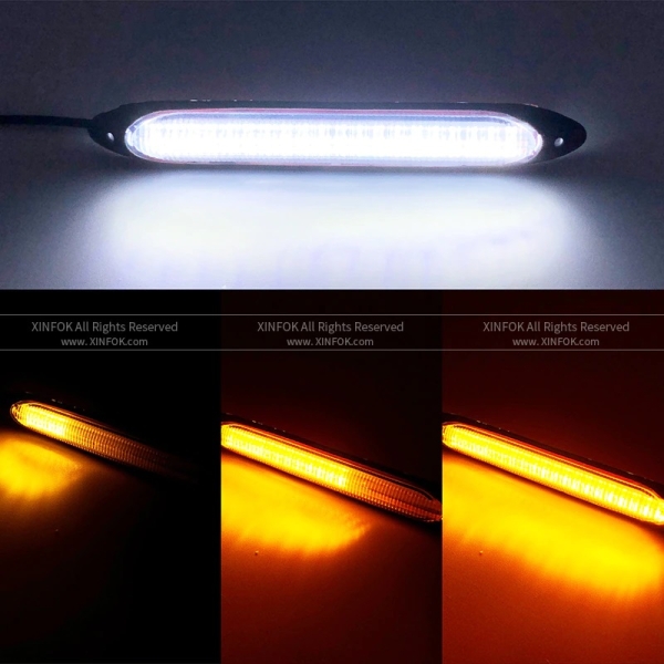 LED Дневни светлини 2бр. DRL с бягащ мигач -23.5см. / А-3574-2 / 63520 Automax 1кт.