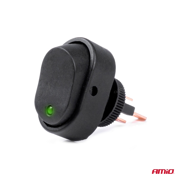 Ключ елипса с подсветка/три цвята 12V 24V AMIO 1бр.