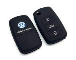 Кейс за ключ,силиконов калъф за дистанционно на VW / Audi 1бр. Кейс за ключ,силиконов калъф за дистанционно на VW / Audi 1бр.