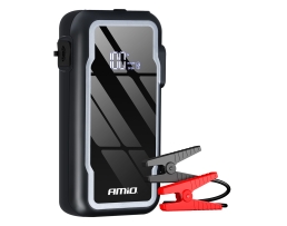 Стартиращо устройство 3в1, захранваща батерия, Booster powerbank LED фенерче 12V 12Ah 1600A AMIO-04678 1бр. Стартиращо устройство 3в1, захранваща батерия, Booster powerbank LED фенерче 12V 12Ah 1600A AMIO-04678 1бр.