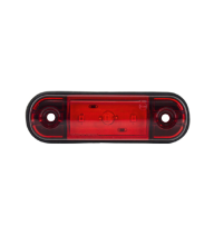 Червена LED Габаритна светлина / Маркер 1брой - 3 диода 12V-24V MAR1131