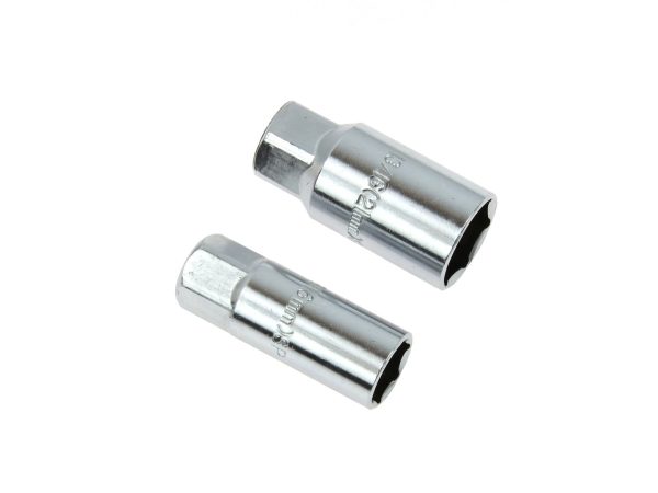 Шарнирен ключ за свещи 2 броя / вложки 5/8"(16mm) и 13/16"(21mm) Geko G13500 1бр.
