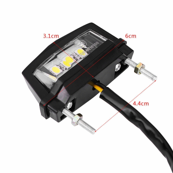 Плафон лампа за регистрационен номер 90166 12V e13 1брой Vertex 1бр.
