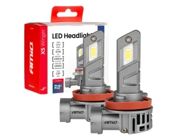 X5 Winger Series LED автомобилни крушки H8 H9 H11 6000K Canbus AMIO-03947 X5 Winger Series LED автомобилни крушки H8 H9 H11 6000K Canbus AMIO-03947