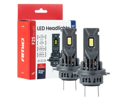 LED автомобилни крушки 2броя F25 SILVER FULL CANBUS 62W H7 H18 12V 24V AMIO-04704 LED автомобилни крушки 2броя F25 SILVER FULL CANBUS 62W H7 H18 12V 24V AMIO-04704