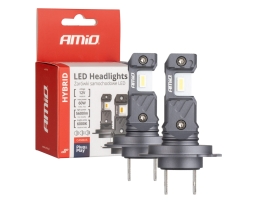 LED крушки за кола HYBRID серия H7 H18 6000K Canbus 60W AMIO-04115 1кт. LED крушки за кола HYBRID серия H7 H18 6000K Canbus 60W AMIO-04115 1кт.