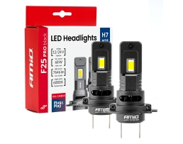 LED автомобилни крушки серия F25 PRO BLACK FULL CANBUS H7 68W 12V 24V 2броя AMIO-04720 LED автомобилни крушки серия F25 PRO BLACK FULL CANBUS H7 68W 12V 24V 2броя AMIO-04720