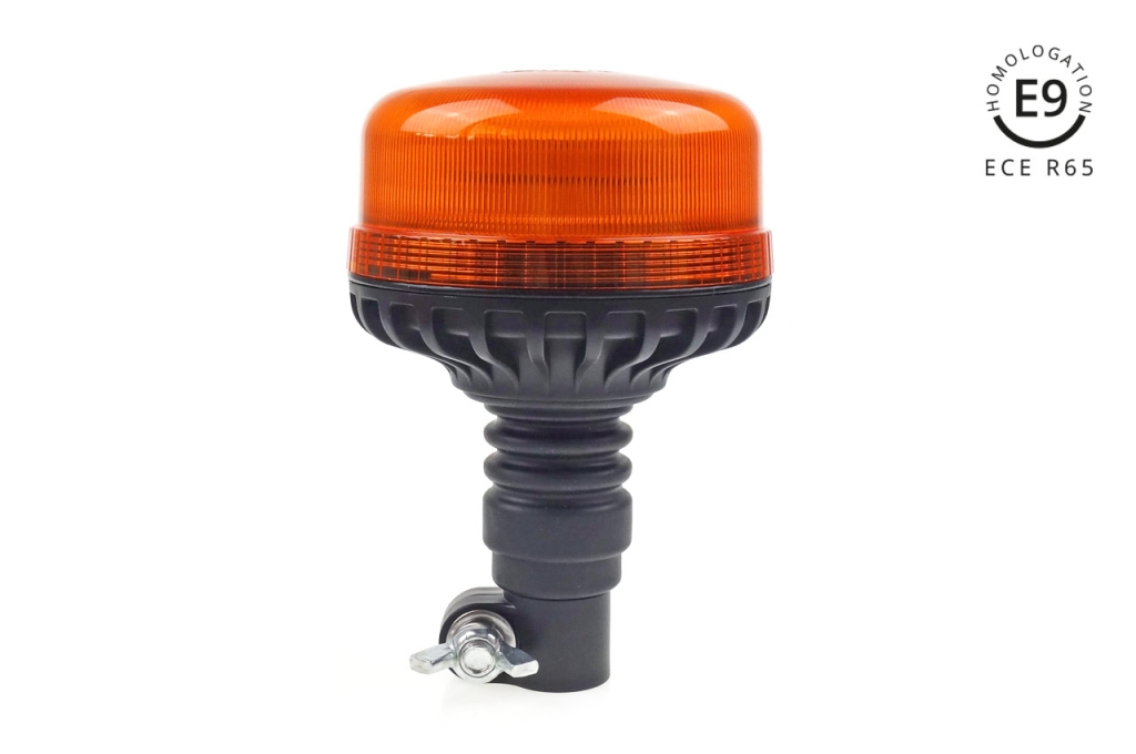 Аварийна предупредителна лампа Amio W03P скоба R65 R10 36LED 12 / 24V IP56 02293 1бр.