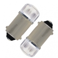 Диодна крушка (LED крушка) 12V, T4W, BA9s, блистер 2 броя FLS6367 Flyseen 1кт.