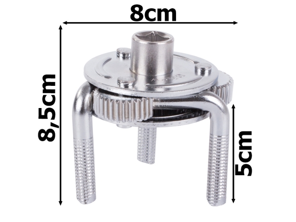Ключ за маслени филтри Verk трираменен /тип паяк/ 70 mm - 135 mm 11397 1бр.