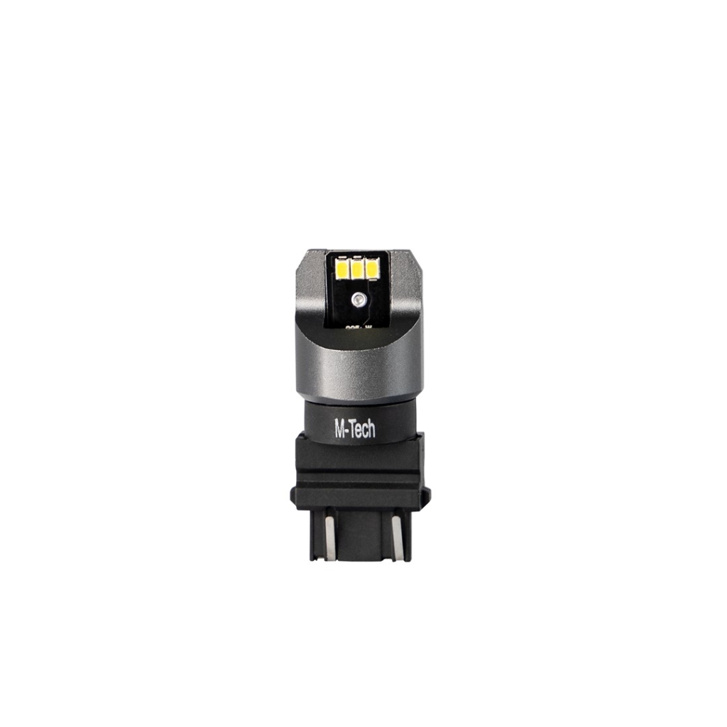 Диод Блистер M-TECH Platinum Limited Черен LB847W-01B - P27/7W 3157, 12-24V 1брой x LED диод 6x3020SMD, CANBUS, Бял