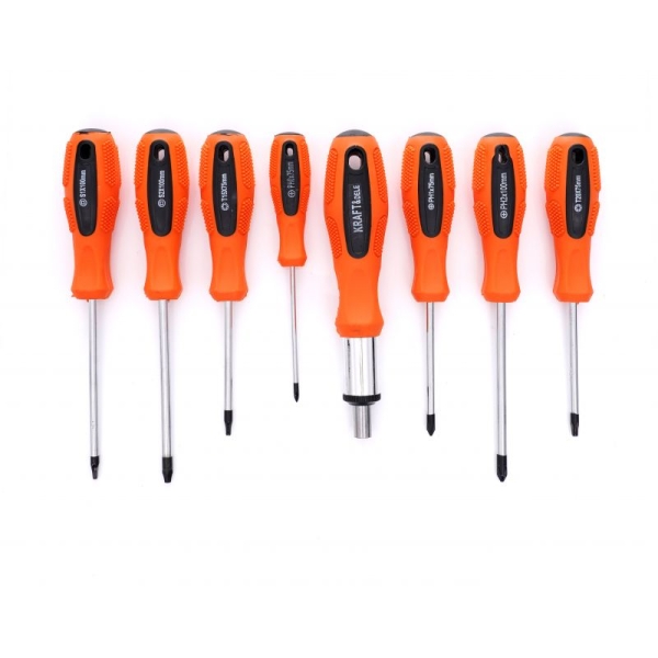 Комплект отвертки и битове 100части Kraft Dele KD10957 1кт.