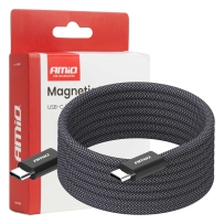 Магнитен USB кабел USB-C – USB-C 60W 200 см AMIO-04841