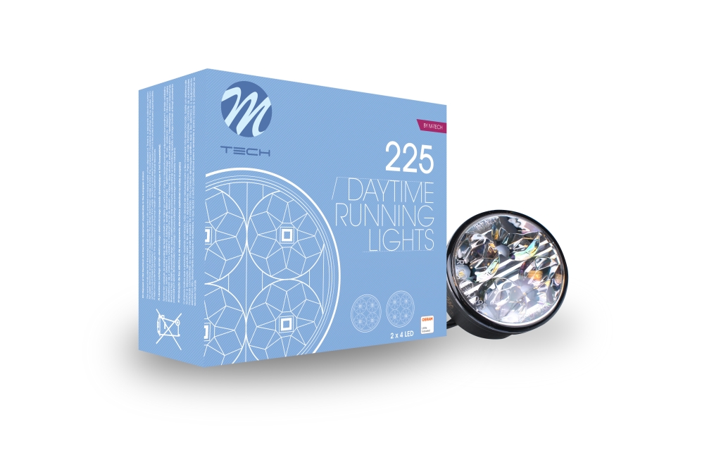 Дневни светлини M-TECH, LDO225, OSRAM LED Opto Semiconductors 1кт.