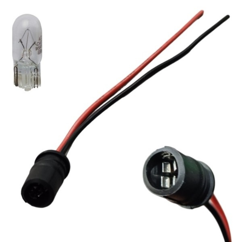 Фасунга за крушка T10 2 броя AMIO-03048 1кт.