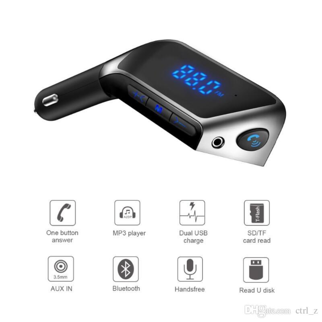 FM Трансмитер V1 Kit Vertex Modulator Charger Wireless USB Stereo MP3 Player Auto adatper Bluetooth 1бр.