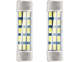 Комплект диодни Led , лед крушки за интериор,осветление номер Amio Festoon C5W 15xSMD 3014 12V 39mm 1кт. Комплект диодни Led , лед крушки за интериор,осветление номер Amio Festoon C5W 15xSMD 3014 12V 39mm 1кт.
