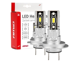 LED крушки за кола H-mini серия H7 H18 6500K Canbus AMIO-03332 1кт. LED крушки за кола H-mini серия H7 H18 6500K Canbus AMIO-03332 1кт.
