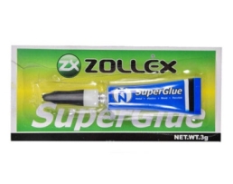 Моментно,секундно лепило Zollex SuperGlue 3гр 15123 1брой 1бр. Моментно,секундно лепило Zollex SuperGlue 3гр 15123 1брой 1бр.