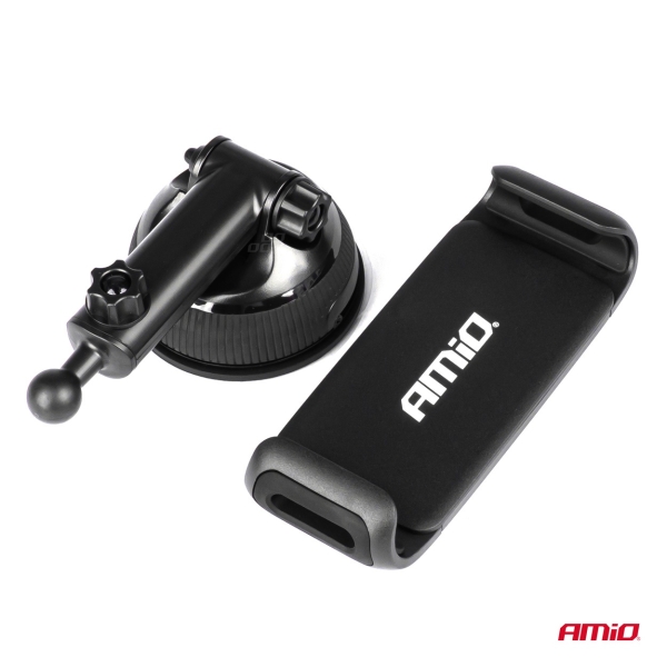 Поставка за кола за таблет, телефон, моннтаж прозорец, кокпит AMIO-03798 1бр.