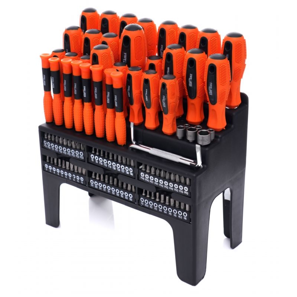 Комплект отвертки и битове 100части Kraft Dele KD10957 1кт.
