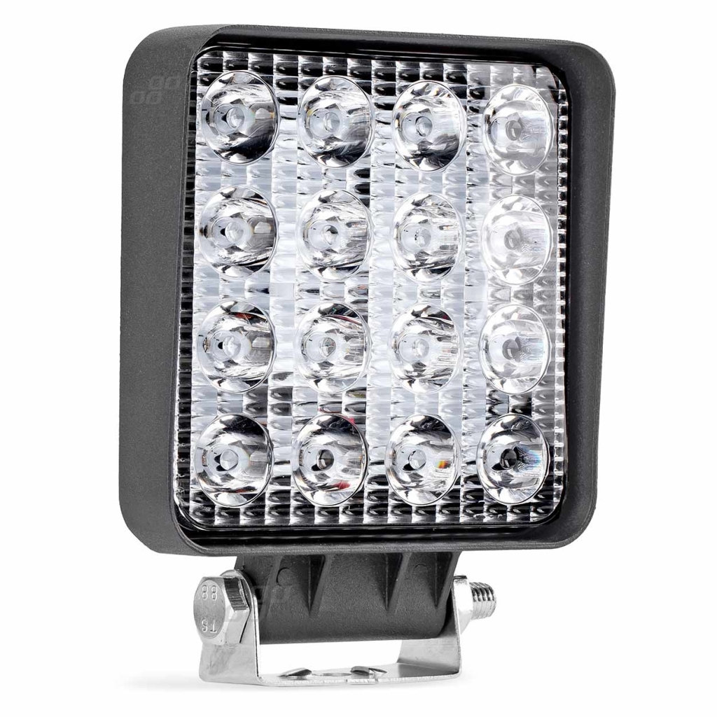 Работна лампа халоген LED прожектор AWL10 16LED 12V 24V 1 брой AMIO-02424