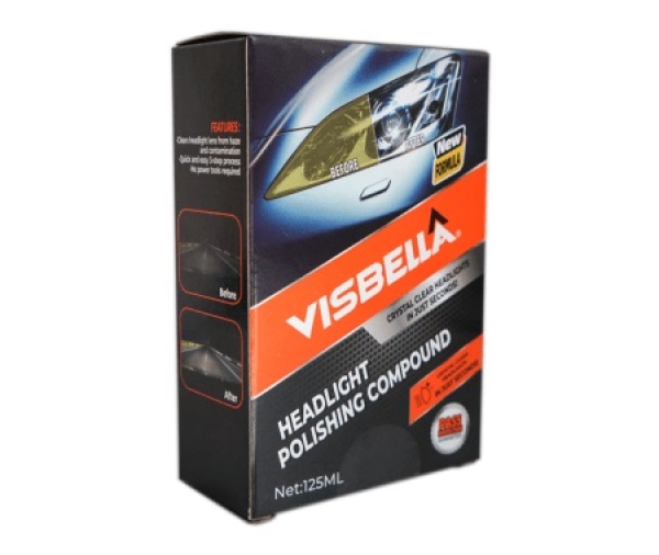 Kомплект за възстановяване и полиране на автомобилни фарове 125мл Visbella New Formula Headlight Polishing Compound 1кт.