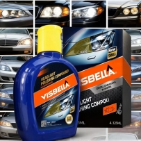 Kомплект за възстановяване и полиране на автомобилни фарове 125мл Visbella New Formula Headlight Polishing Compound 1кт.