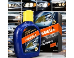 Kомплект за възстановяване и полиране на автомобилни фарове 125мл Visbella New Formula Headlight Polishing Compound 1кт. Kомплект за възстановяване и полиране на автомобилни фарове 125мл Visbella New Formula Headlight Polishing Compound 1кт.