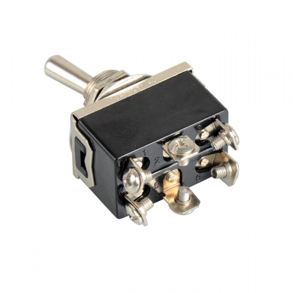 Цк ключе 3 позици 6 клеми ON-OFF-ON 10A/250VAC Automax