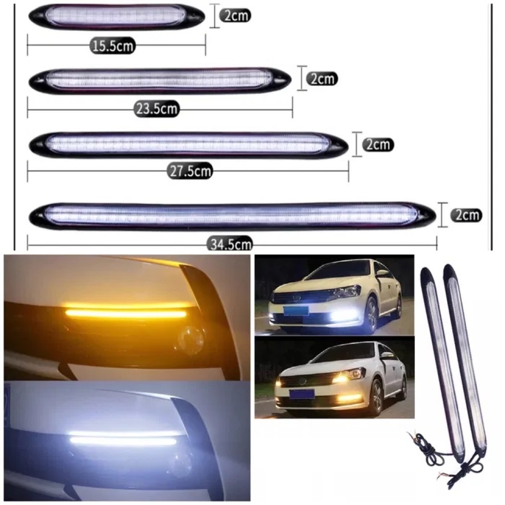 LED Дневни светлини 2бр. DRL с бягащ мигач -23.5см. / А-3574-2 / 63520 Automax 1кт.