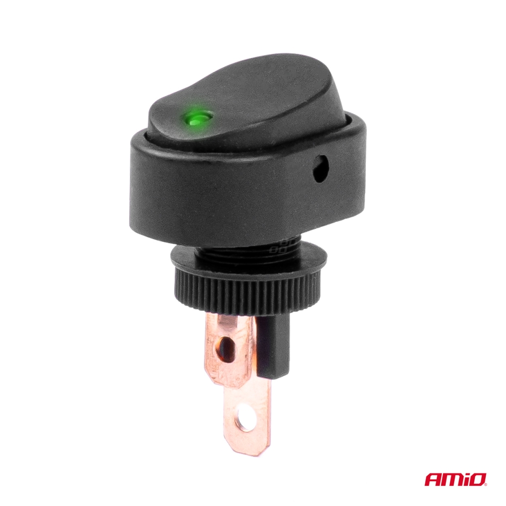 Ключ елипса с подсветка/три цвята 12V 24V AMIO 1бр.