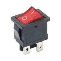 10A 250V SPDT ВКЛ.-ИЗКЛ ON-OFF Rocker Switch. превключвател със светлина 1бр.