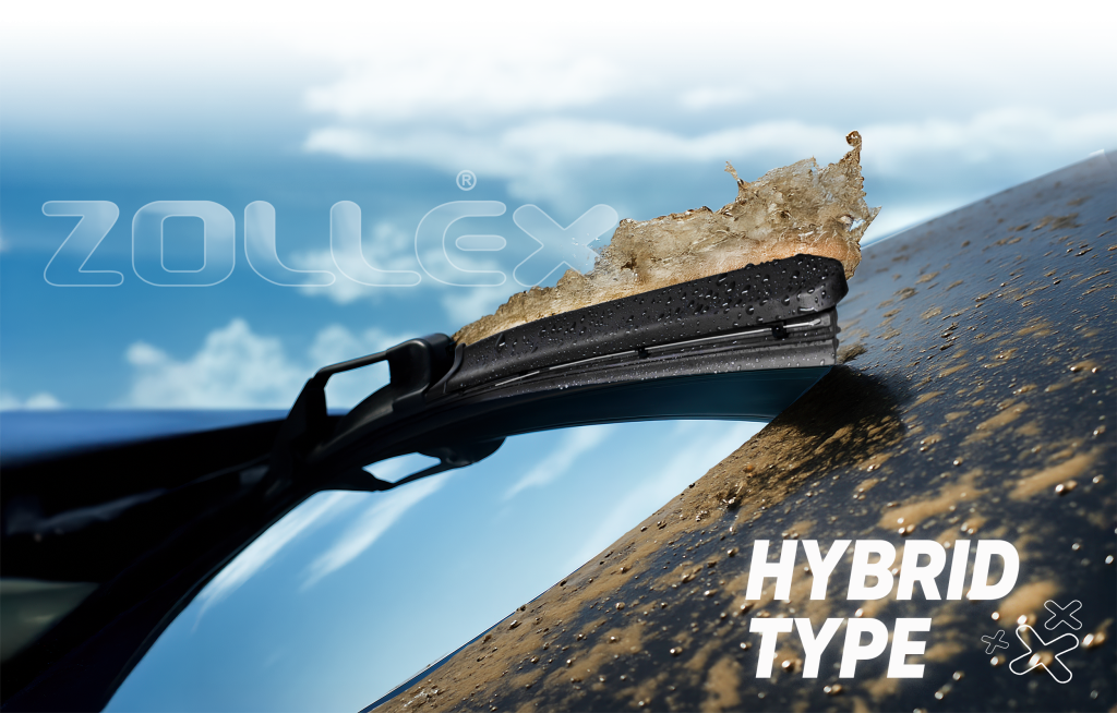 Чистачка хибридна с 11 адаптора HD-12 Hybrid Wiper Blade 24инча 600мм Zollex 12128 1брой