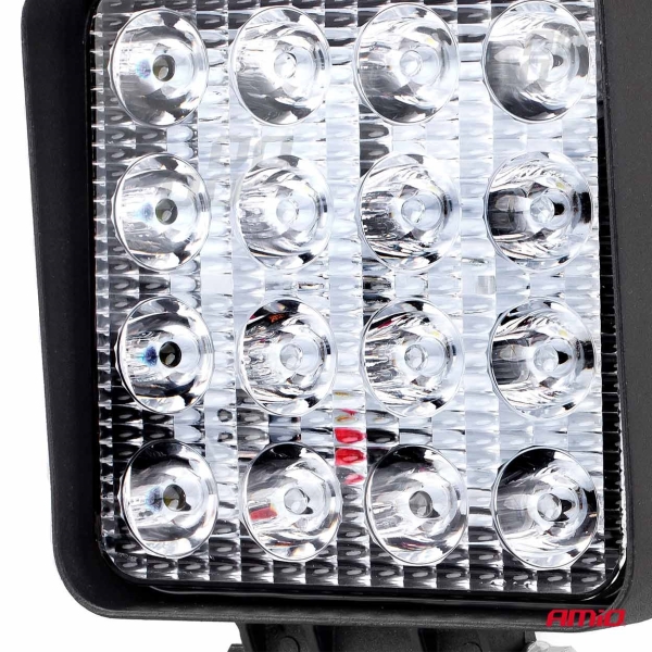 Работна лампа халоген LED прожектор AWL10 16LED 12V 24V 1 брой AMIO-02424