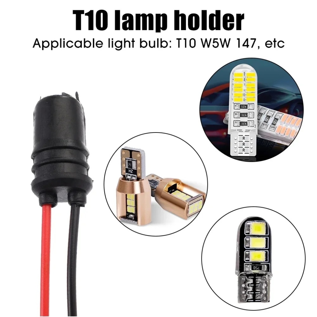 Фасунга за крушка T10 2 броя AMIO-03048 1кт.