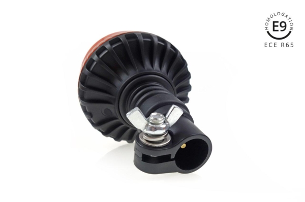 Аварийна предупредителна лампа Amio W03P скоба R65 R10 36LED 12 / 24V IP56 02293 1бр.
