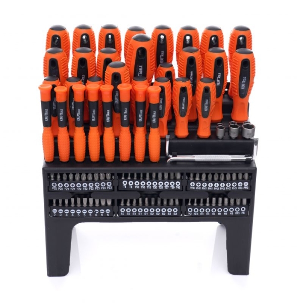 Комплект отвертки и битове 100части Kraft Dele KD10957 1кт.