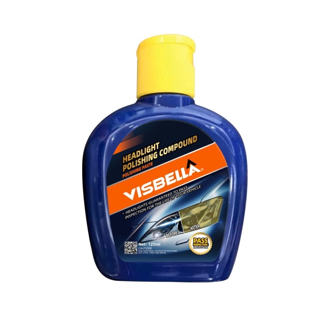 Kомплект за възстановяване и полиране на автомобилни фарове 125мл Visbella New Formula Headlight Polishing Compound 1кт.
