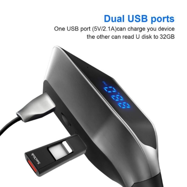 FM Трансмитер V1 Kit Vertex Modulator Charger Wireless USB Stereo MP3 Player Auto adatper Bluetooth 1бр.