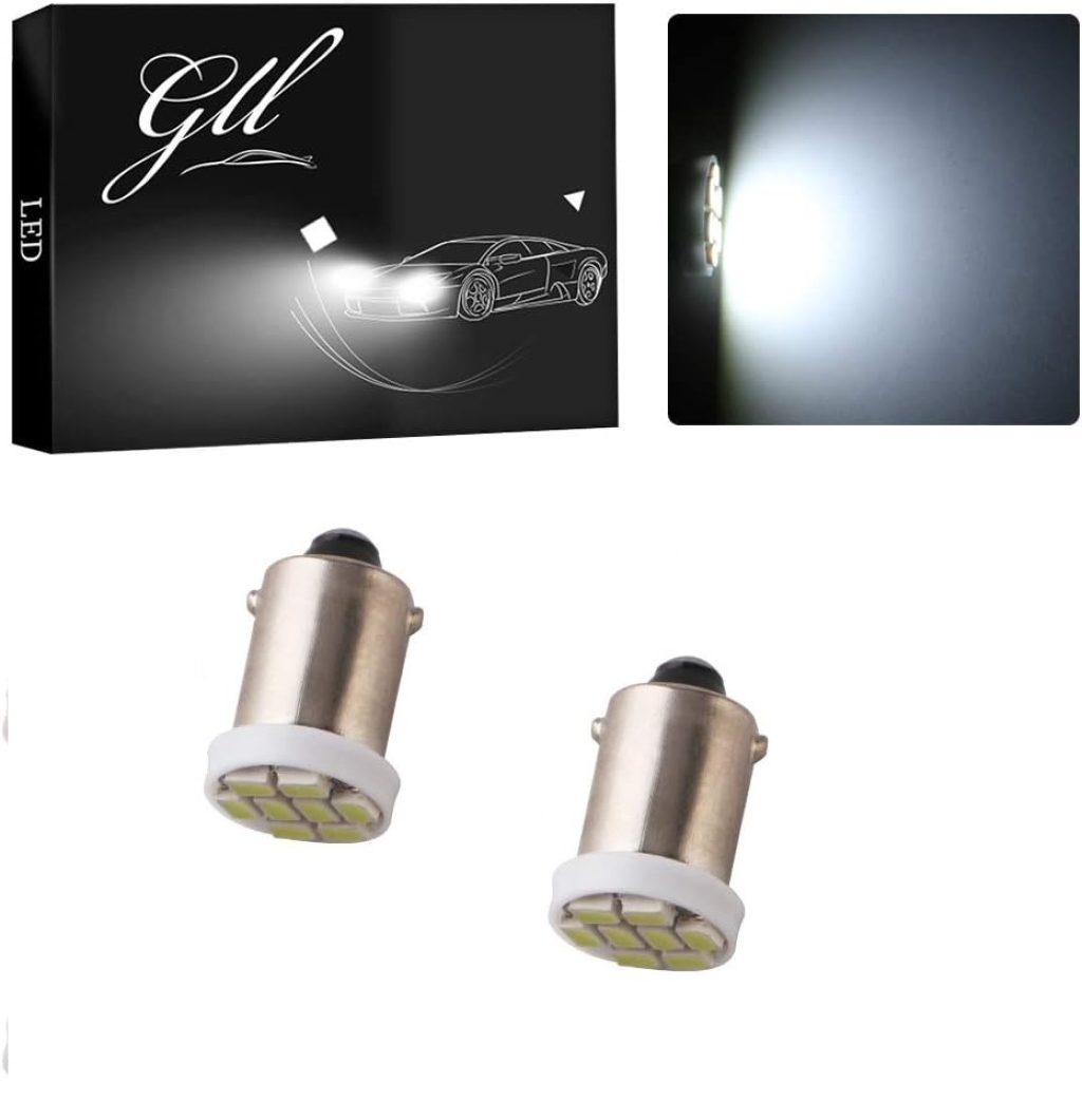 Комплект LED диодни габаритни крушки 2броя BA9S T4W Flyseen FLS6356 1кт.