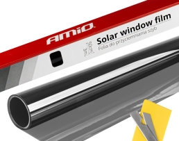 Фолио за тониране на прозорци недраскащо 0.75м x 3м Light Black 60% AMIO-01654 1кт. Фолио за тониране на прозорци недраскащо 0.75м x 3м Light Black 60% AMIO-01654 1кт.
