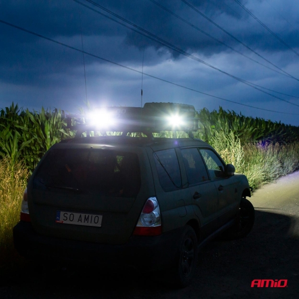 Работна лампа халоген LED прожектор AWL10 16LED 12V 24V 1 брой AMIO-02424