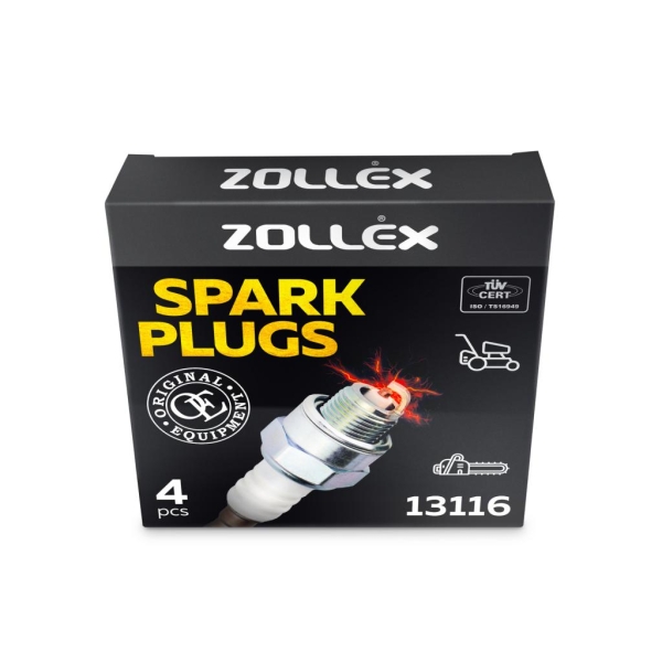 Запалителна свещ 2-тактови машини за градина и горско стопанство 1 брой Zollex 13116