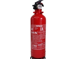 Прахов пожарогасител с манометър, Заверен за една година ,TORNADO 5А 21B C 1KG Прахов пожарогасител с манометър, Заверен за една година ,TORNADO 5А 21B C 1KG