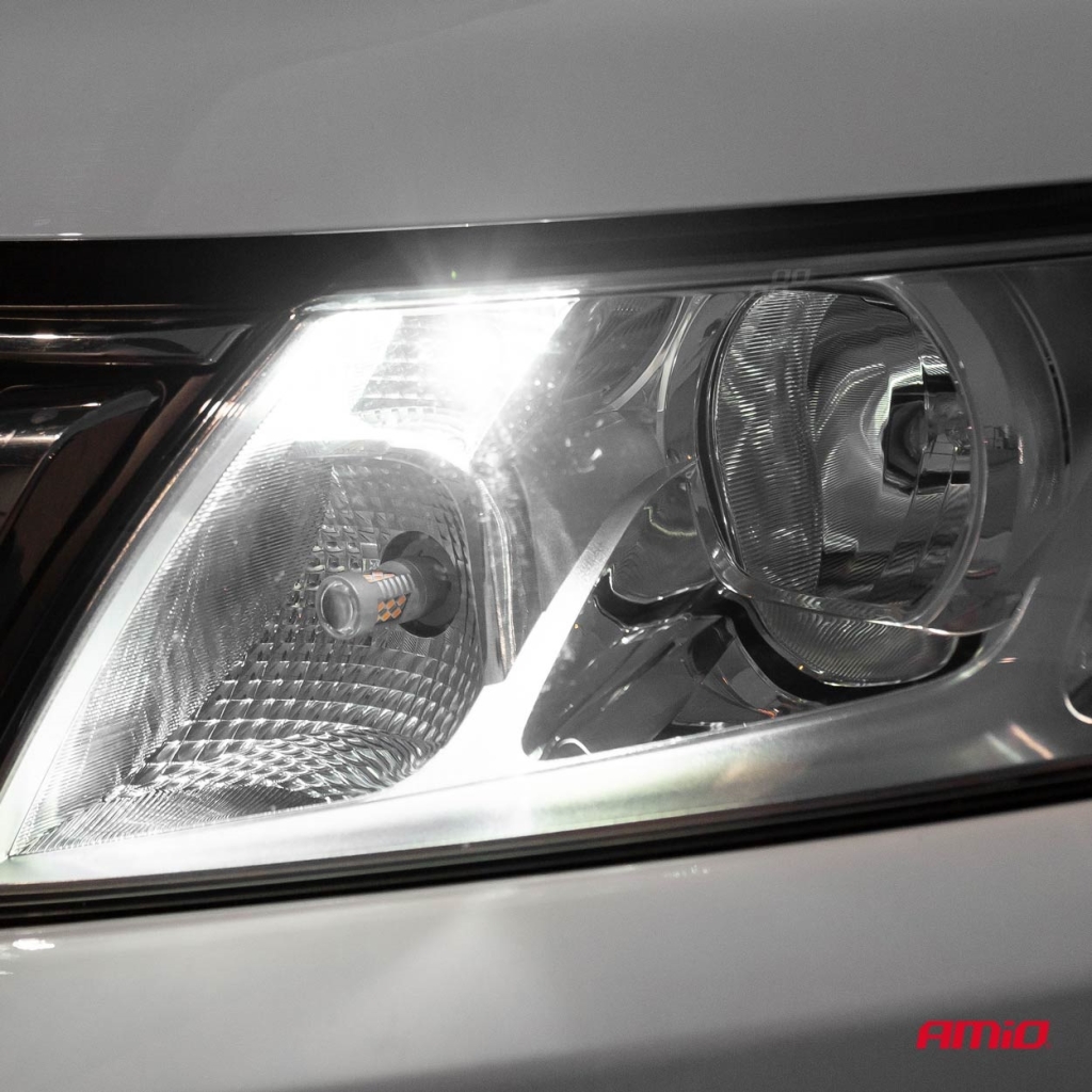 CANBUS PRO T4W BA9S LED крушки 4x2016 SMD бели 12V 24V AMIO-03579 1кт.