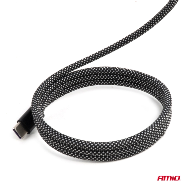 Магнитен USB кабел USB-C – USB-C 60W 200 см AMIO-04841