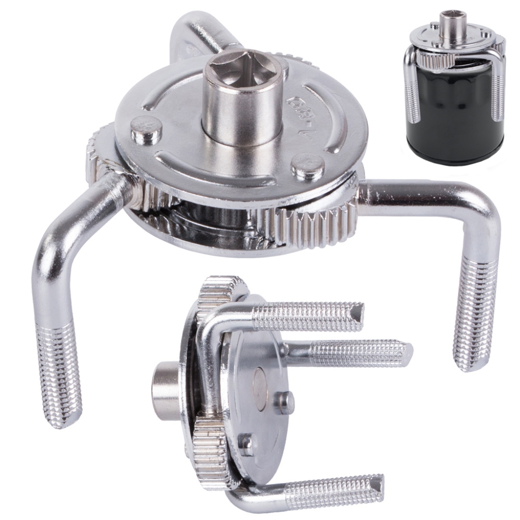 Ключ за маслени филтри Verk трираменен /тип паяк/ 70 mm - 135 mm 11397 1бр.