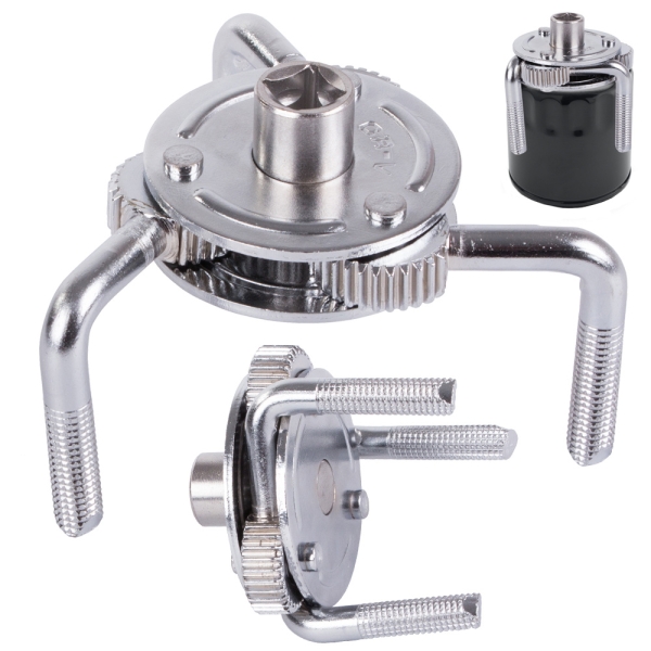 Ключ за маслени филтри Verk трираменен /тип паяк/ 70 mm - 135 mm 11397 1бр.